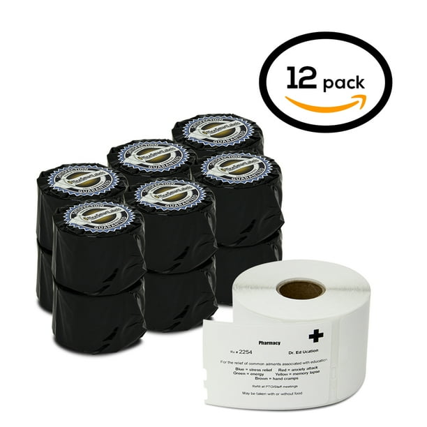 50 Rolls; 400 Labels per Roll of Compatible with DYMO 30324 Media Labels BPA Free! 2-1//8 x 2-3//4